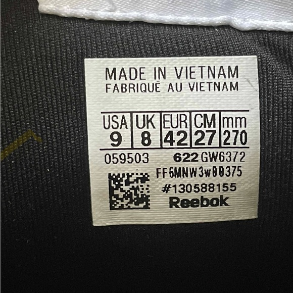 REEBOK; THE ANSWER DMX ‘BLACK WHITE GOLD’ (2022) IVERSON - Picture 6 of 8